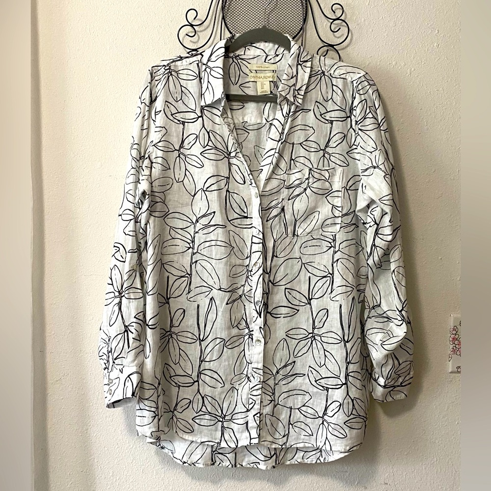 Cynthia Rowley Linen Top